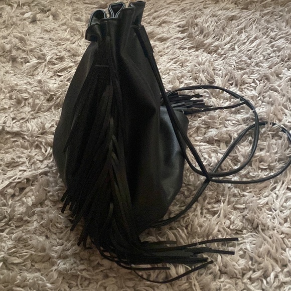 Victoria’s Secret black fringed backpack ***SALE*** 🛍🙌🏽 - Picture 6 of 7